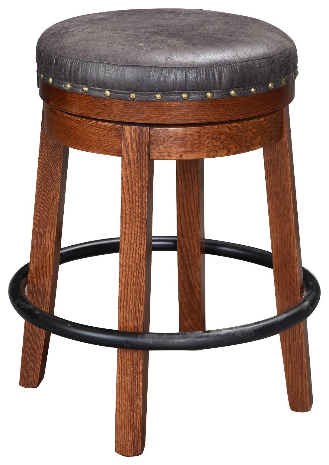 Oak swivel discount bar stools